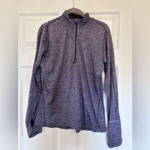 Nike Heathered Blue Dri-FIT Pullover